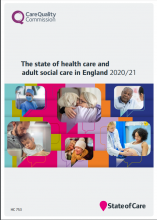 The state of health care and adult social care in England 2020/21: (HC 753)